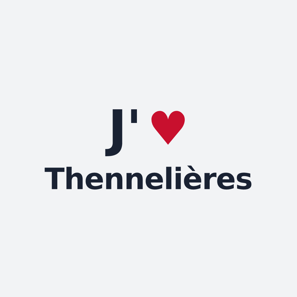 Poster personnalisé Thennelières — design J'aime Thennelières