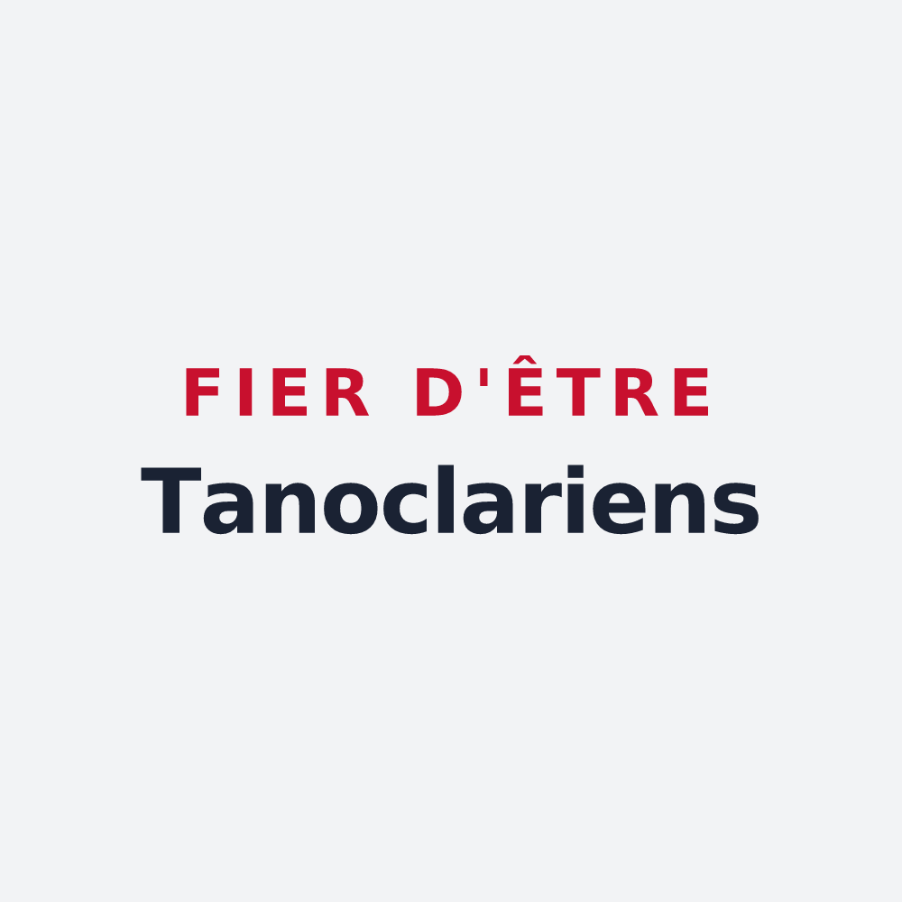 Poster « Fier d'être Tanoclariens » — design pour Thennelières