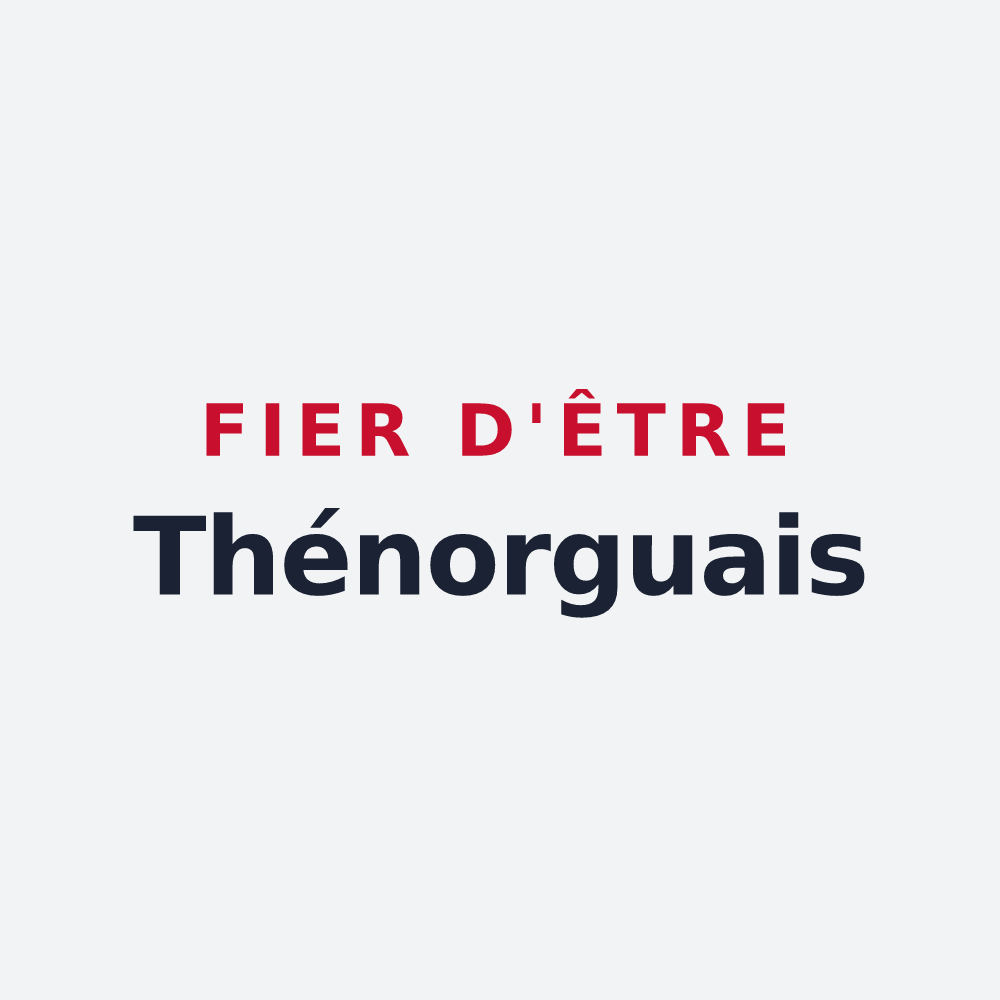 Poster « Fier d'être Thénorguais » — design pour Thénorgues