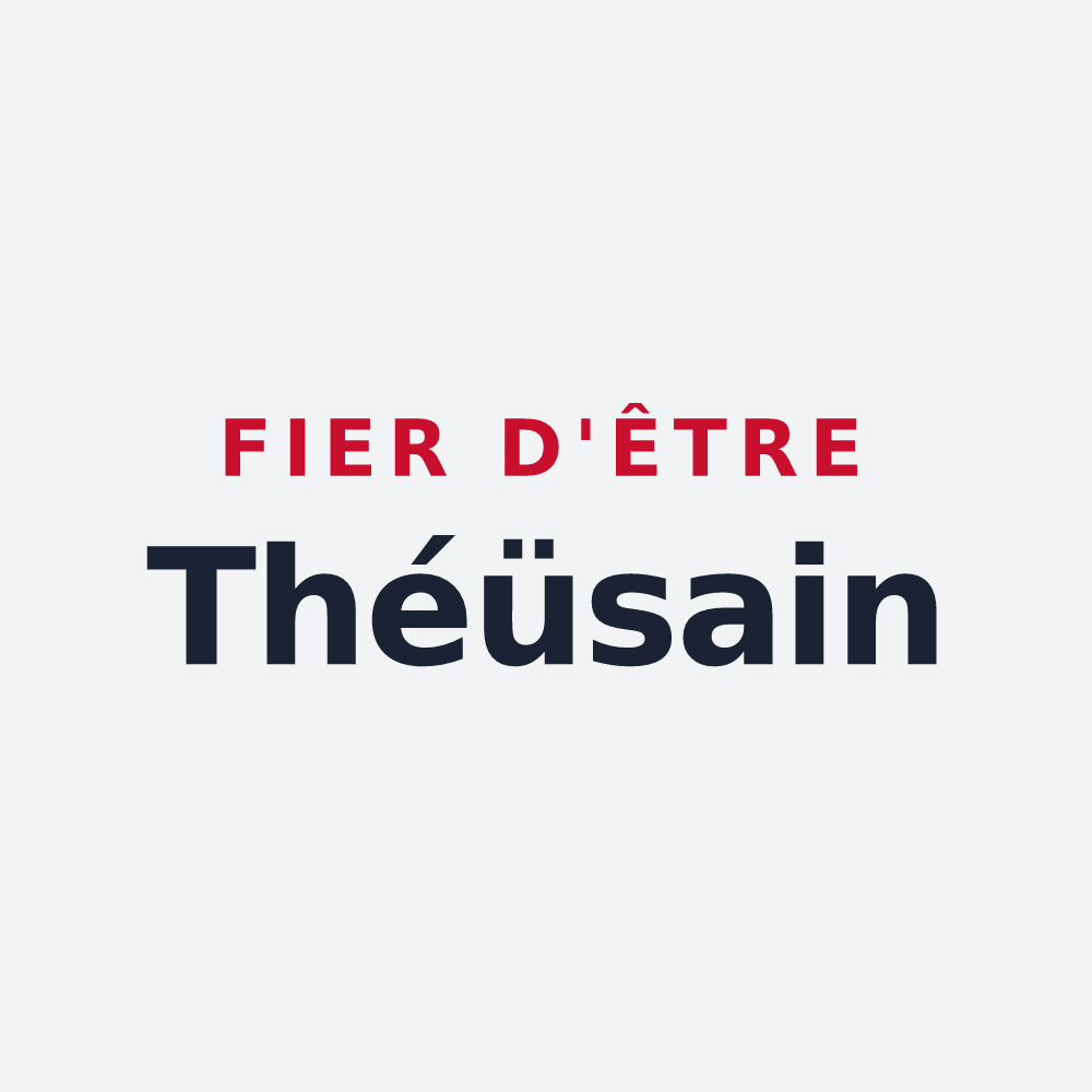 Poster « Fier d'être Théüsain » — design pour Théus