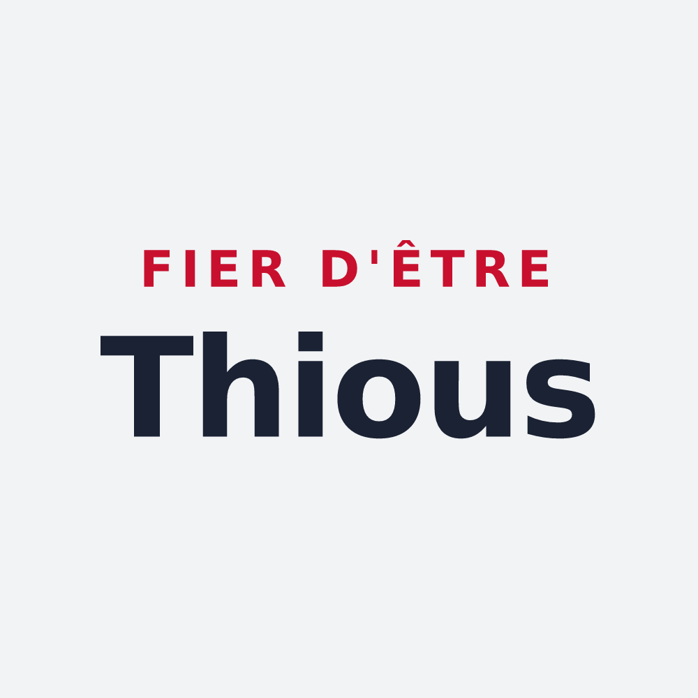 Poster « Fier d'être Thious » — design pour They-sous-Montfort