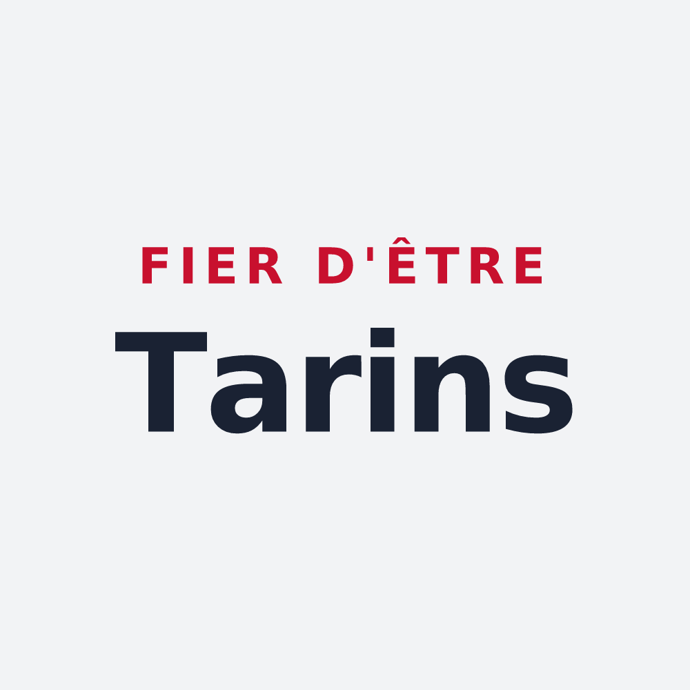 Poster « Fier d'être Tarins » — design pour Theys