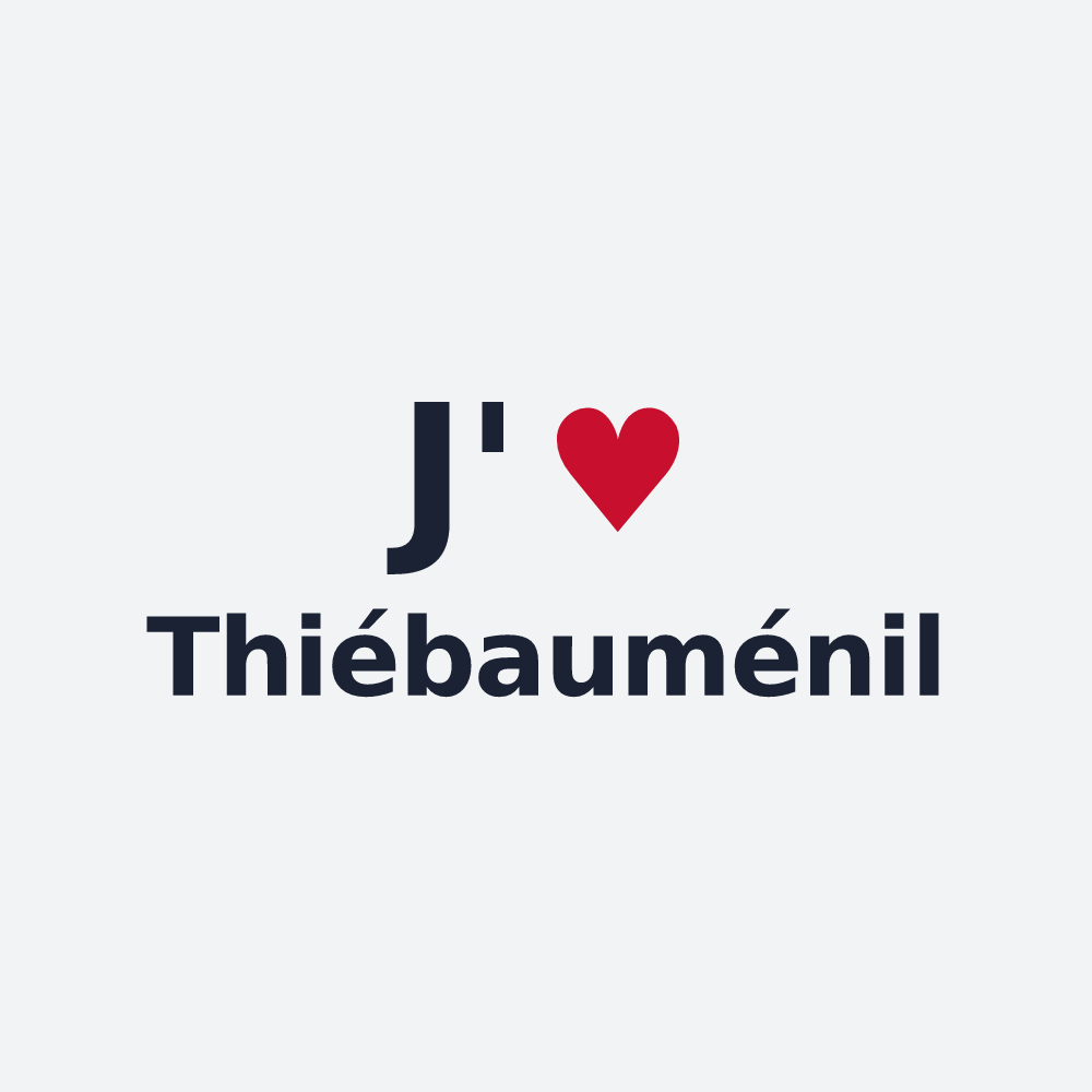 Poster personnalisé Thiébauménil — design J'aime Thiébauménil