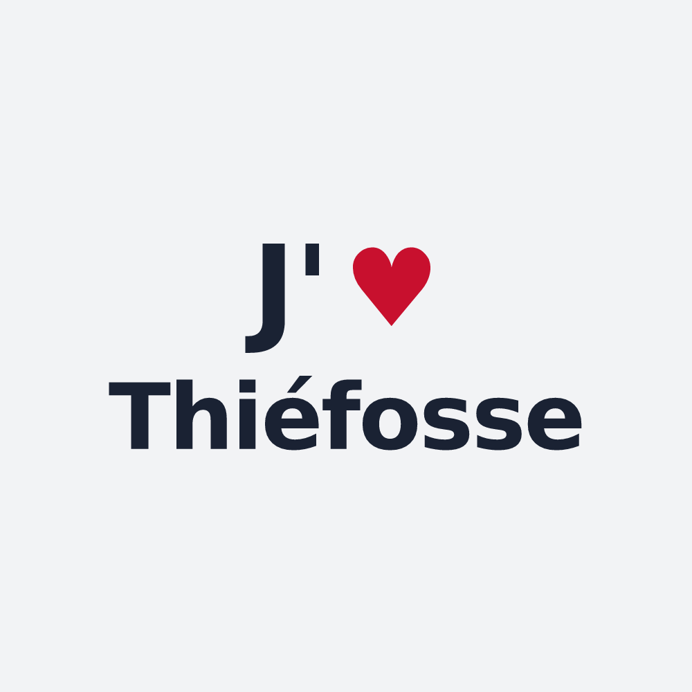 Poster personnalisé Thiéfosse — design J'aime Thiéfosse