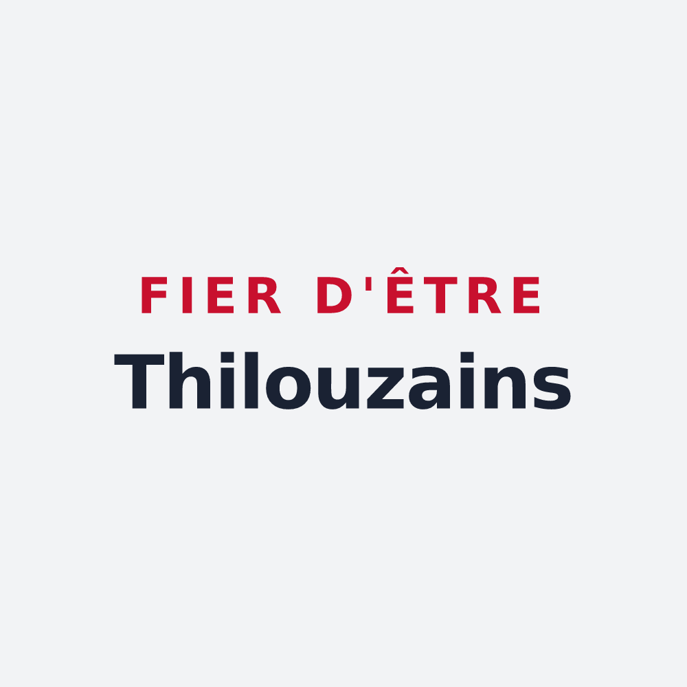 Poster « Fier d'être Thilouzains » — design pour Thilouze