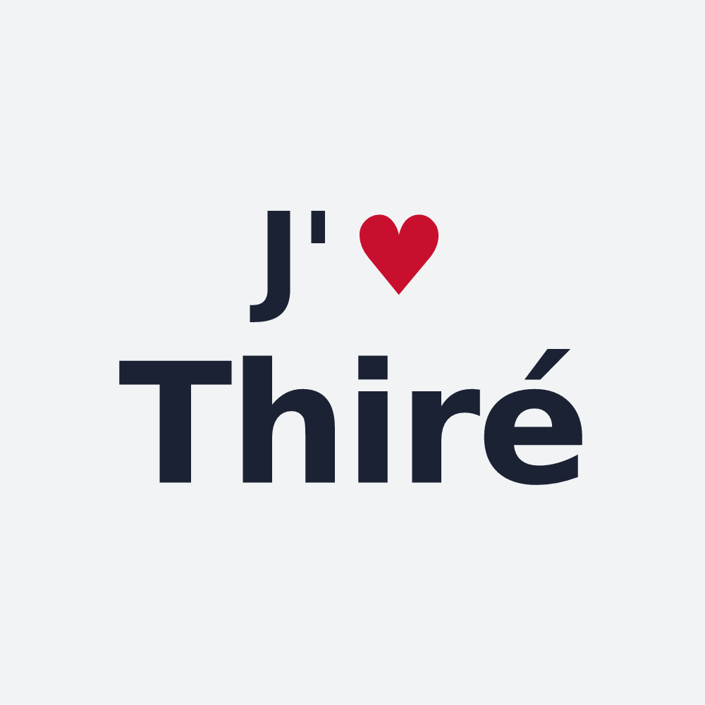Poster personnalisé Thiré — design J'aime Thiré