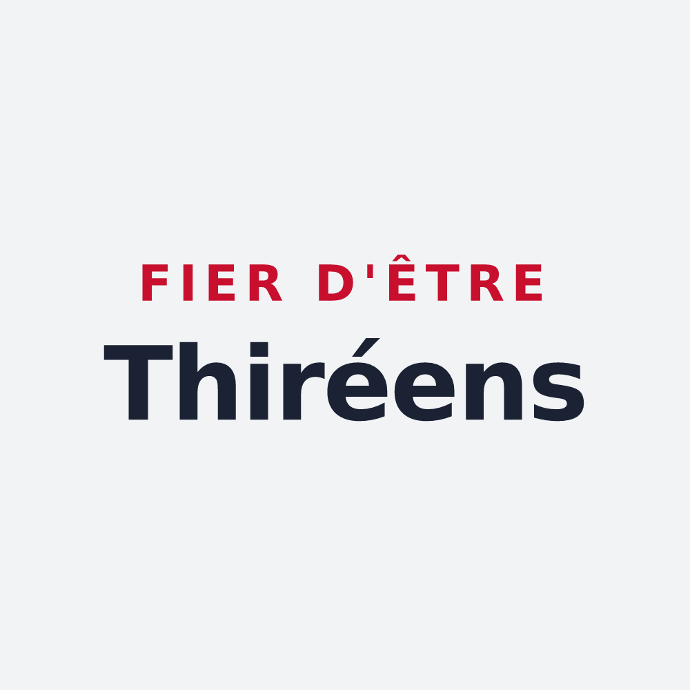 Poster « Fier d'être Thiréens » — design pour Thiré