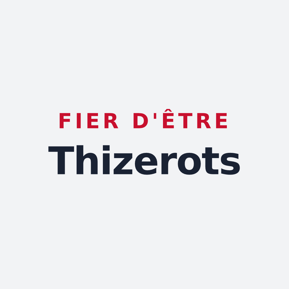 Poster « Fier d'être Thizerots » — design pour Thizy-les-Bourgs