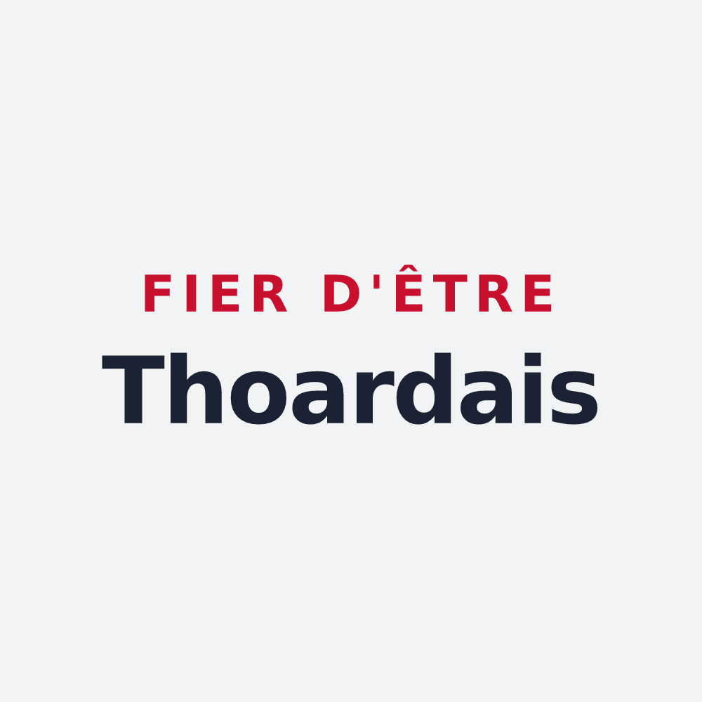 Poster « Fier d'être Thoardais » — design pour Thoard