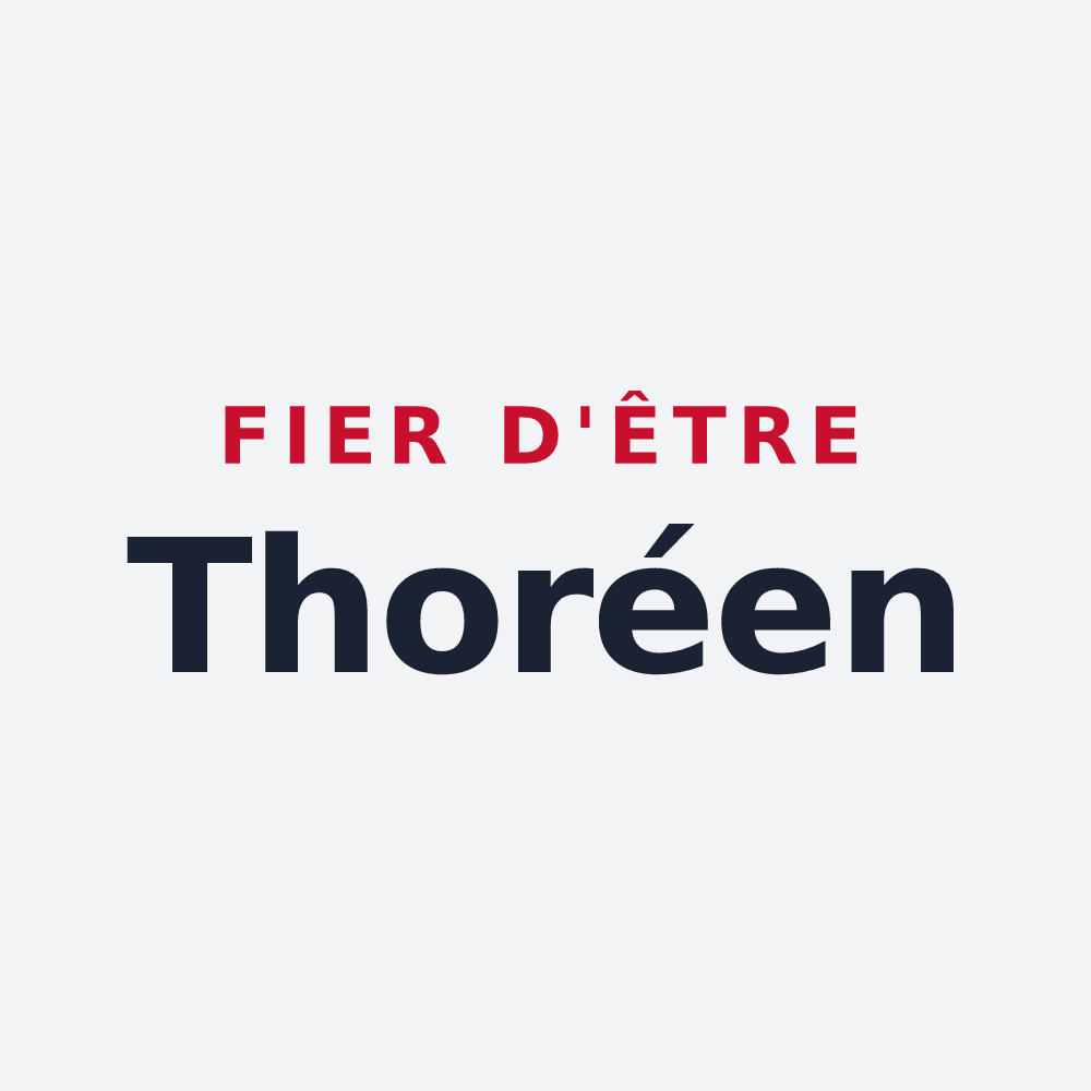 Poster « Fier d'être Thoréen » — design pour Thoiré-sous-Contensor