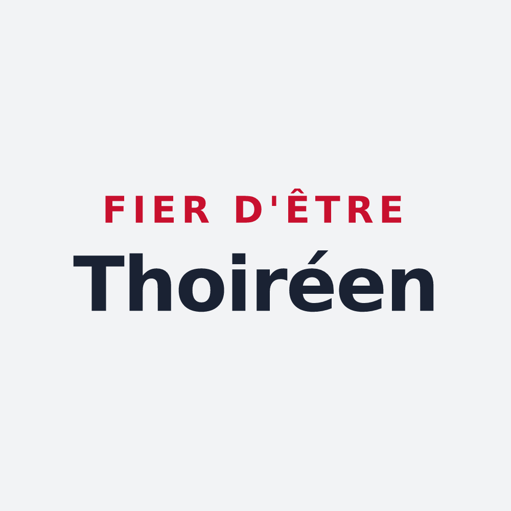 Poster « Fier d'être Thoiréen » — design pour Thoiré-sur-Dinan
