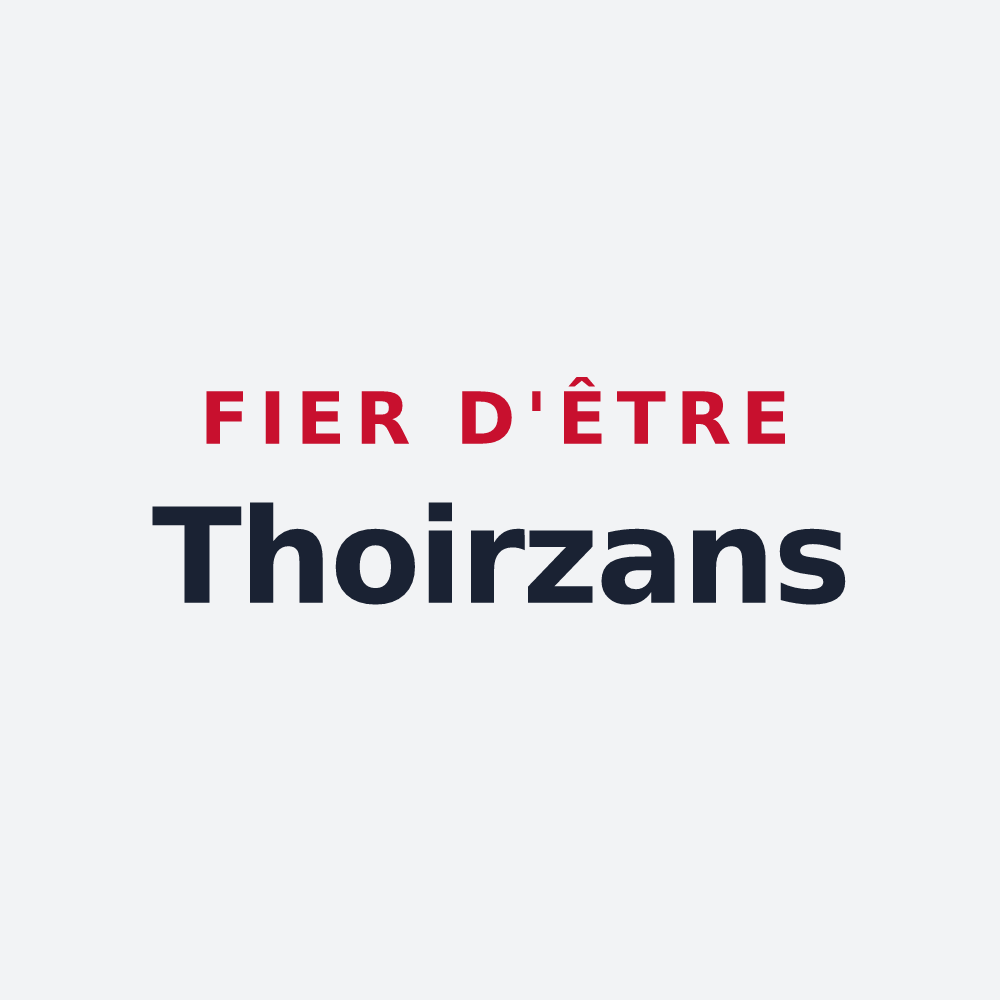 Poster « Fier d'être Thoirzans » — design pour Thoiry
