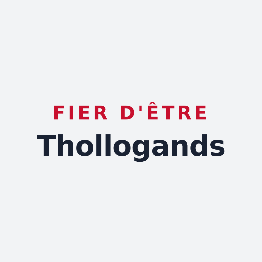 Poster « Fier d'être Thollogands » — design pour Thollon-les-Mémises