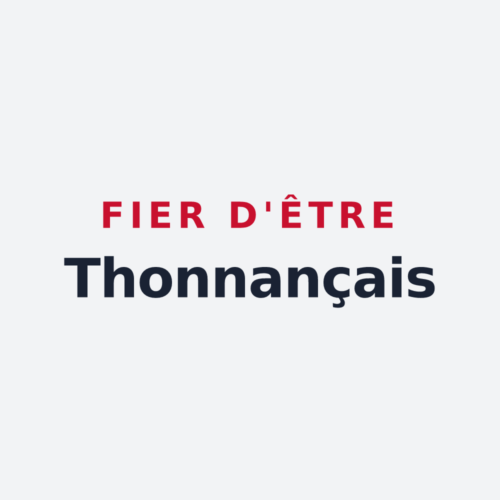 Poster « Fier d'être Thonnançais » — design pour Thonnance-lès-Joinville