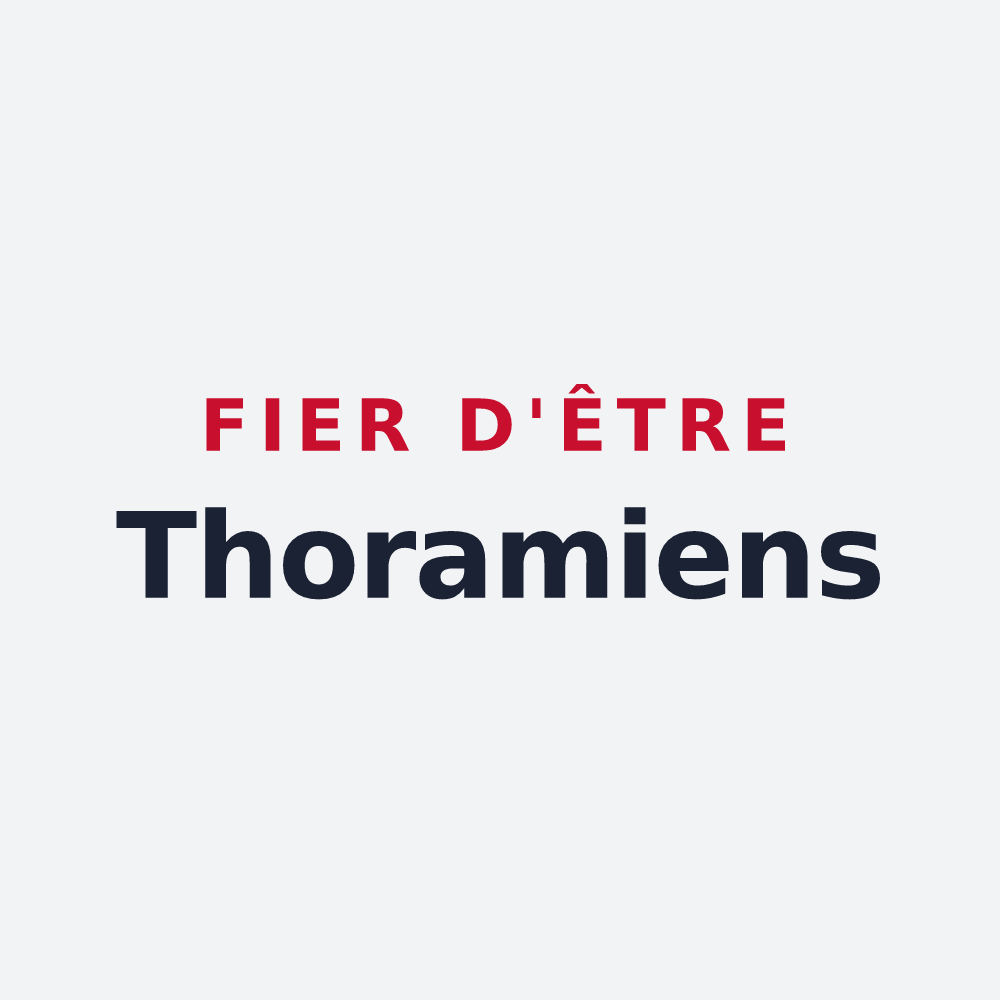 Poster « Fier d'être Thoramiens » — design pour Thorame-Haute