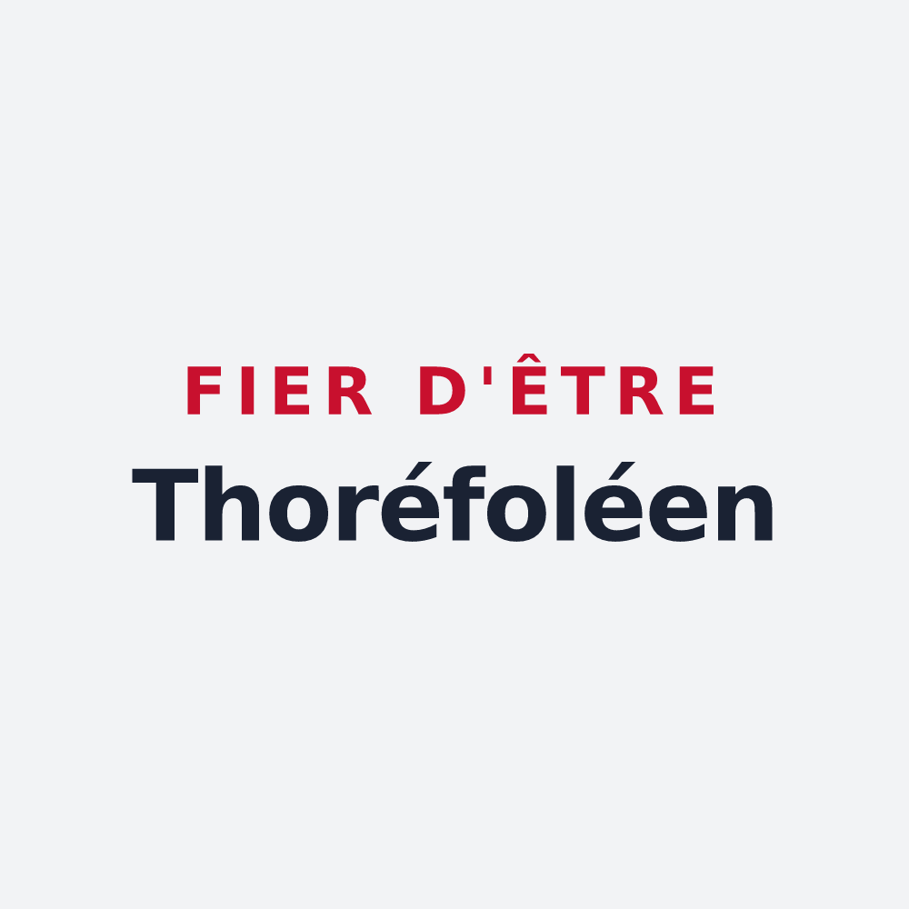Poster « Fier d'être Thoréfoléen » — design pour Thorigné-Fouillard