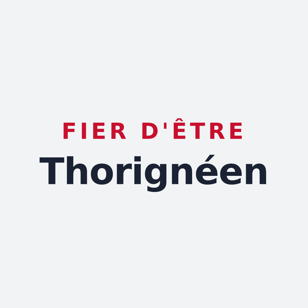 Poster « Fier d'être Thorignéen » — design pour Thorigné-sur-Dué