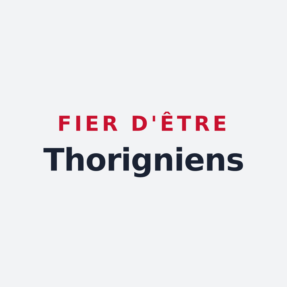 Poster « Fier d'être Thorigniens » — design pour Thorigny-sur-Marne