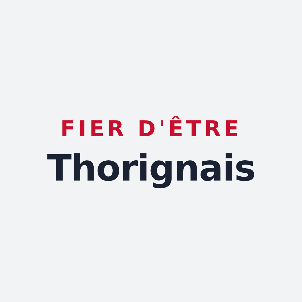 Poster « Fier d'être Thorignais » — design pour Thorigny