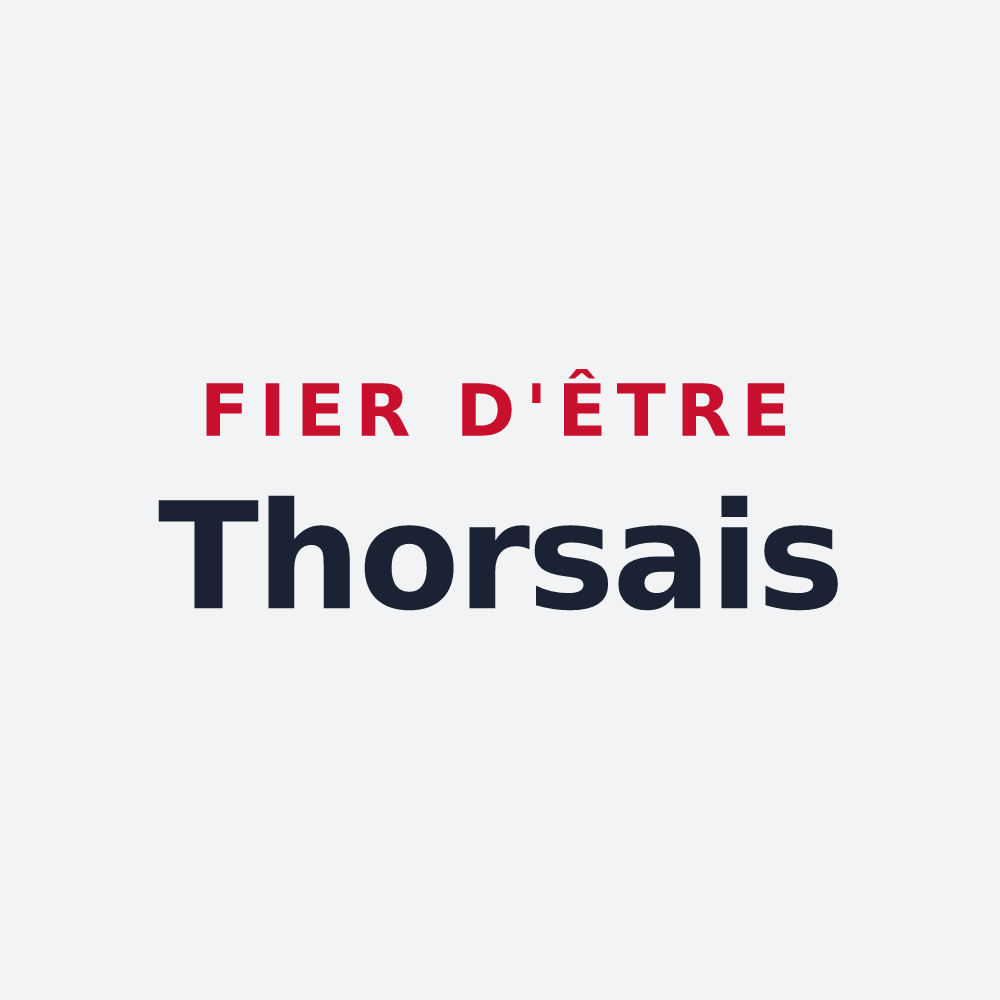 Poster « Fier d'être Thorsais » — design pour Thors