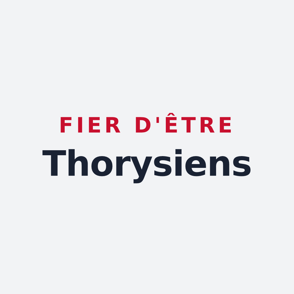 Poster « Fier d'être Thorysiens » — design pour Thory