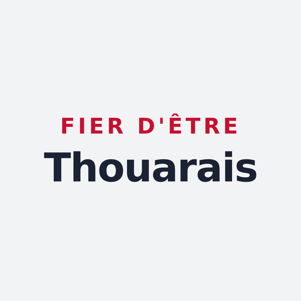 Poster « Fier d'être Thouarais » — design pour Thouars-sur-Arize