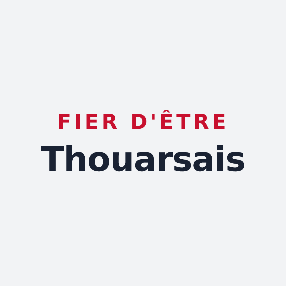Poster « Fier d'être Thouarsais » — design pour Thouars