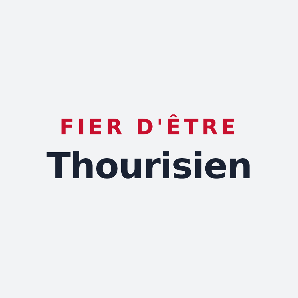 Poster « Fier d'être Thourisien » — design pour Thourie