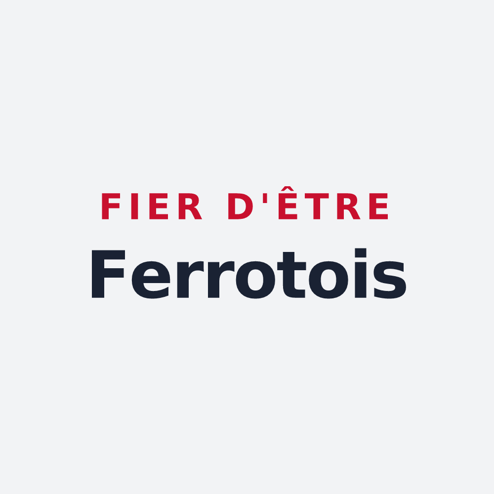 Poster « Fier d'être Ferrotois » — design pour Thoury-Férottes