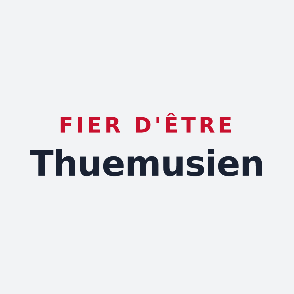 Poster « Fier d'être Thuemusien » — design pour Thue et Mue