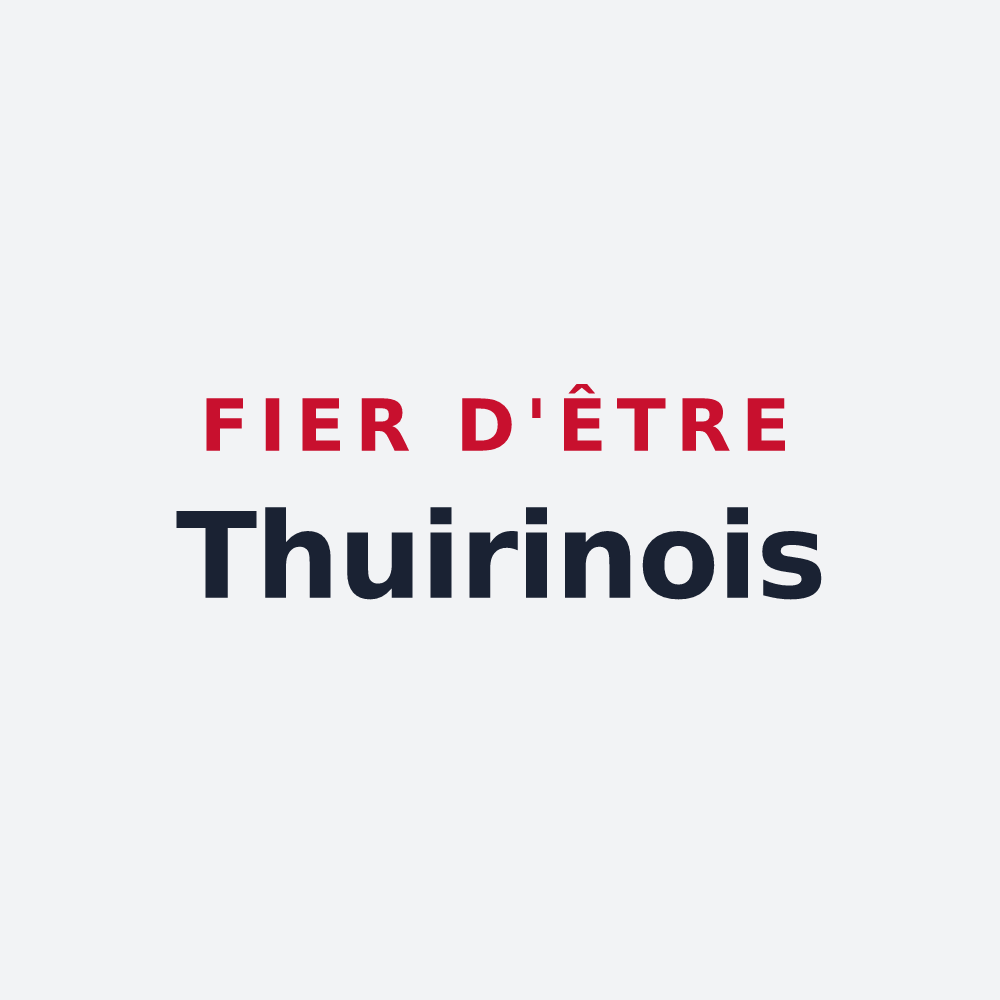 Poster « Fier d'être Thuirinois » — design pour Thuir