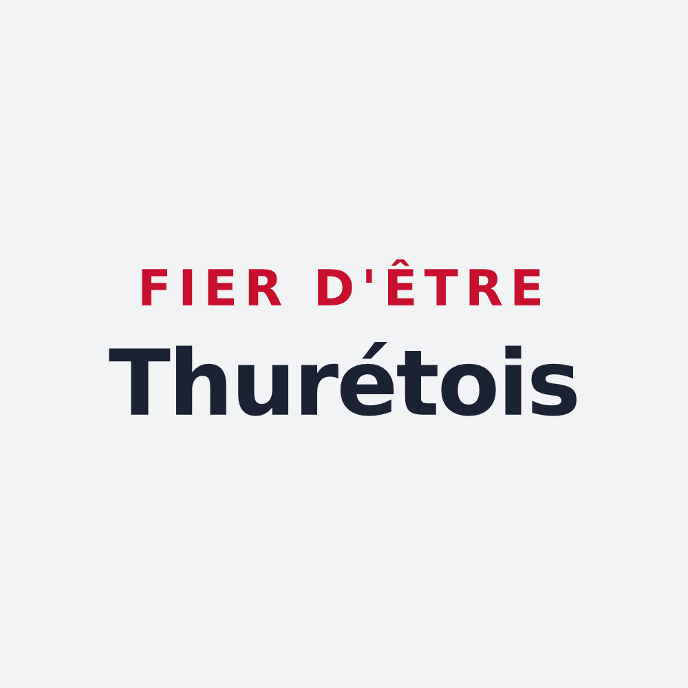 Poster « Fier d'être Thurétois » — design pour Thuret