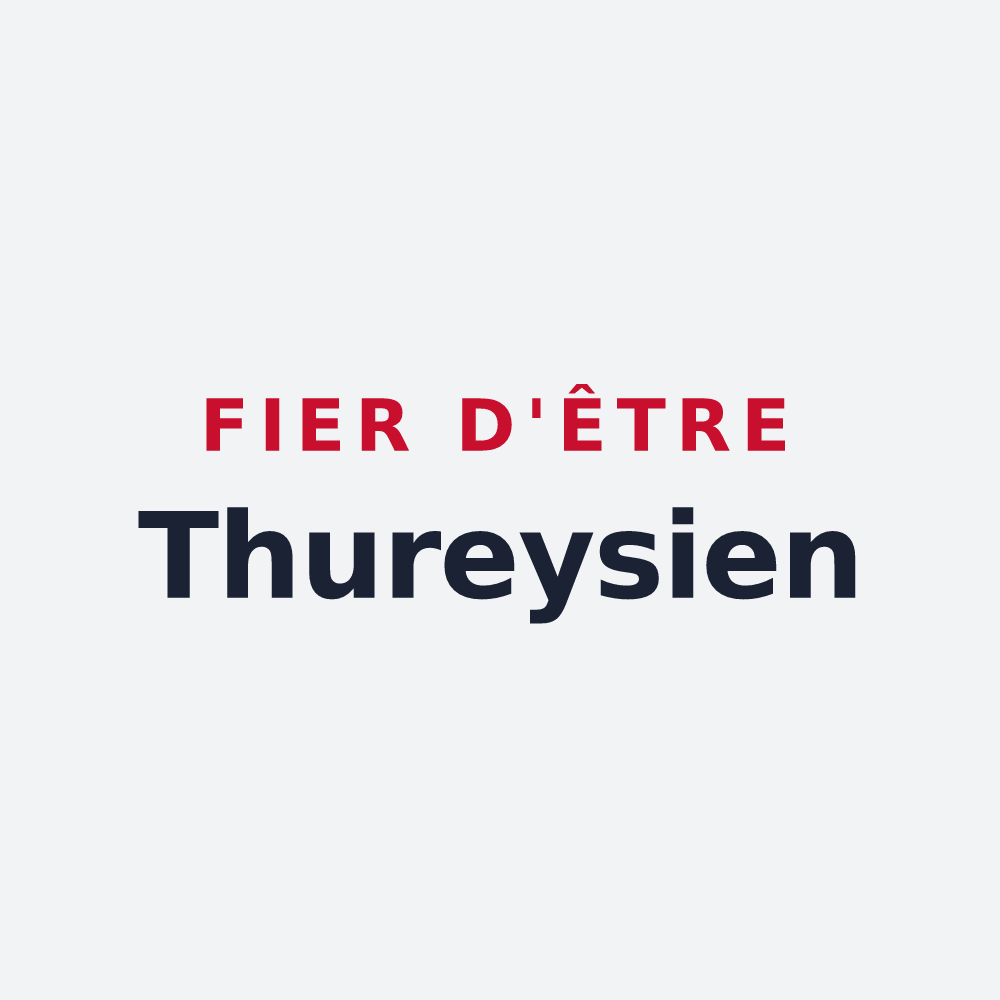 Poster « Fier d'être Thureysien » — design pour Thurey-le-Mont