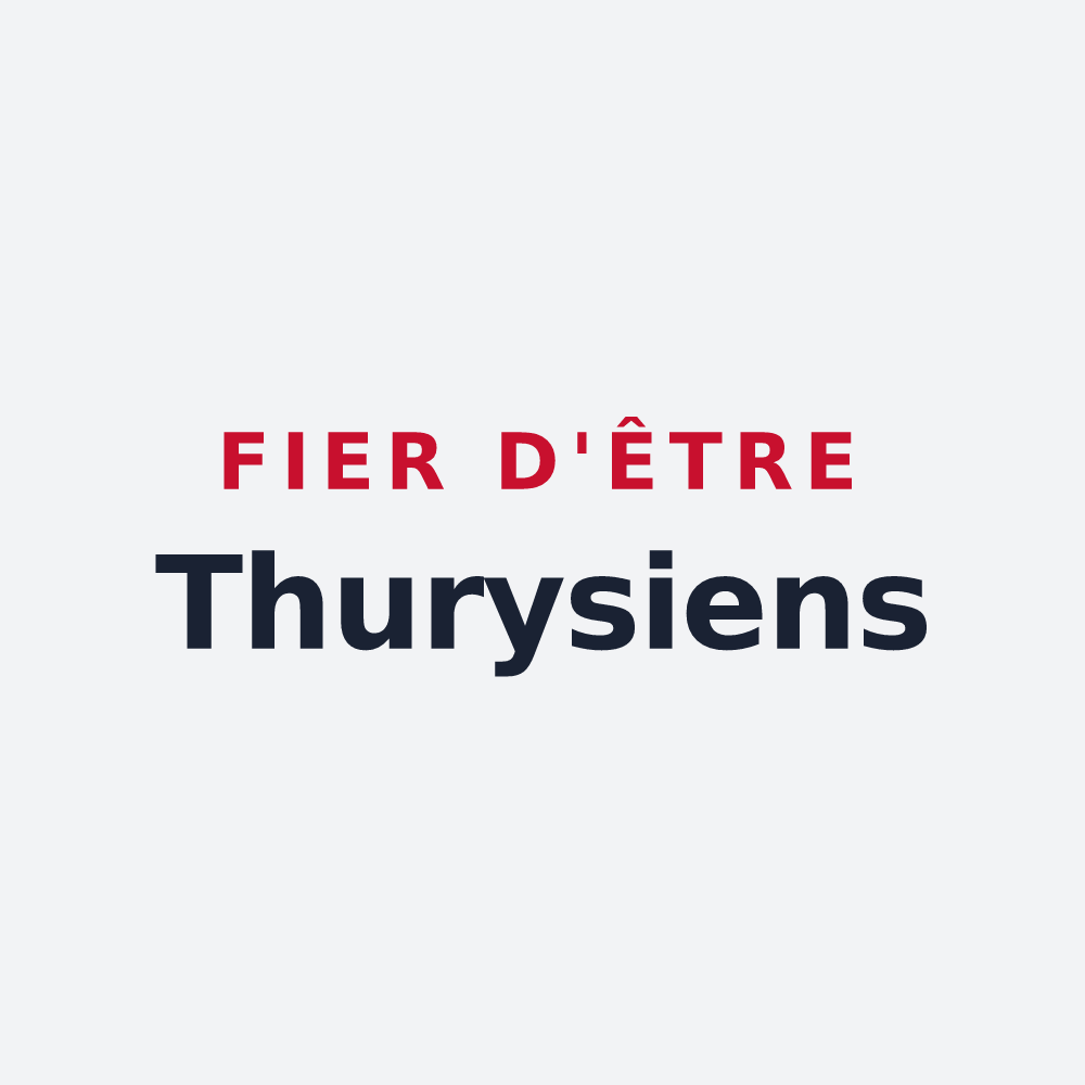 Poster « Fier d'être Thurysiens » — design pour Thury-sous-Clermont