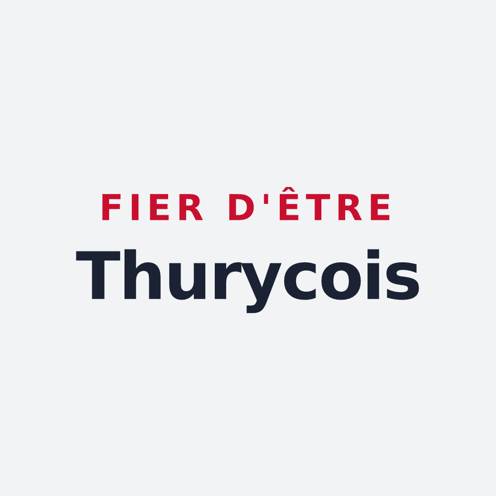Poster « Fier d'être Thurycois » — design pour Thury