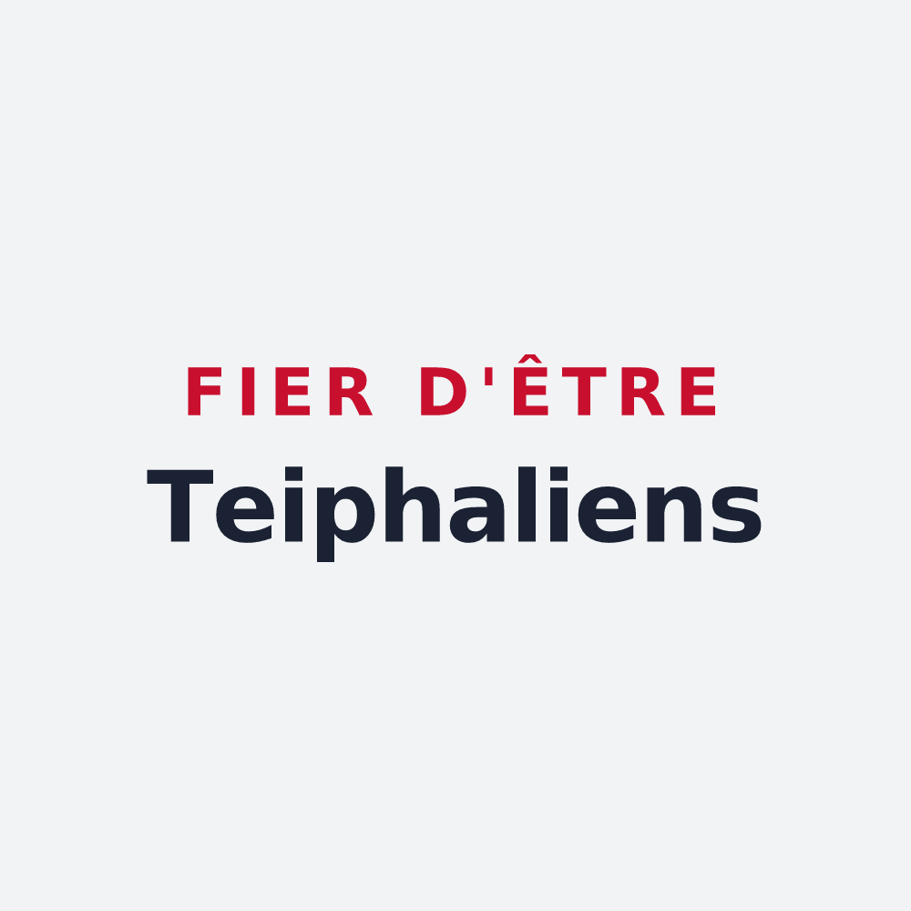 Poster « Fier d'être Teiphaliens » — design pour Tiffauges