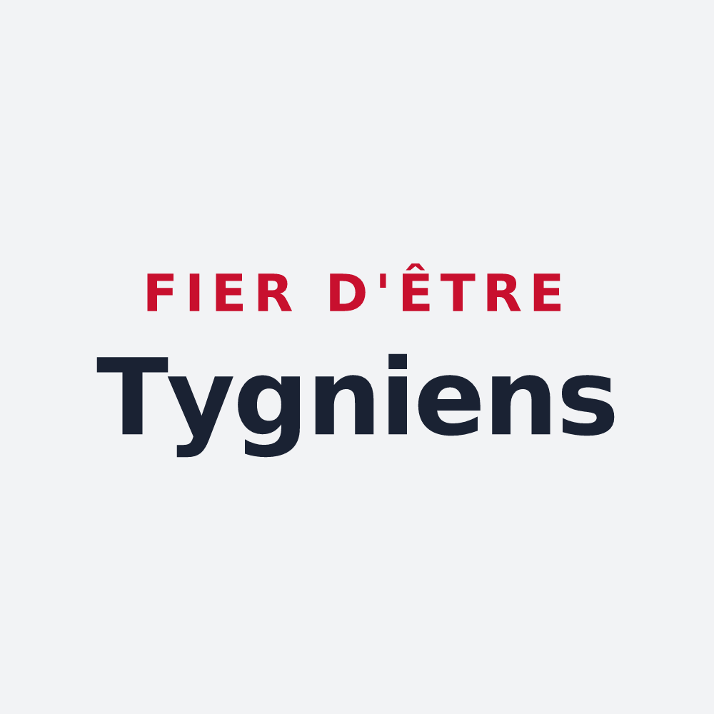 Poster « Fier d'être Tygniens » — design pour Tigny-Noyelle