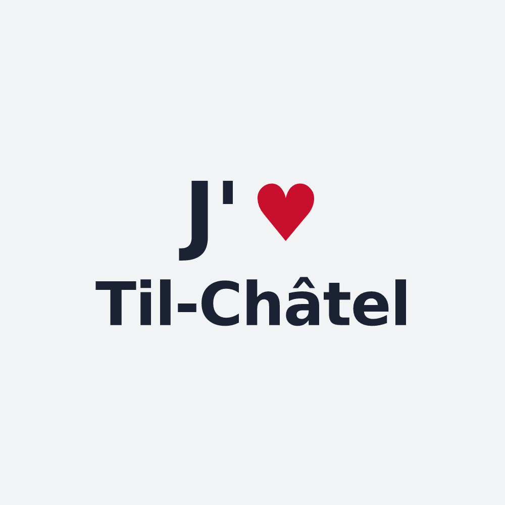 Poster personnalisé Til-Châtel — design J'aime Til-Châtel