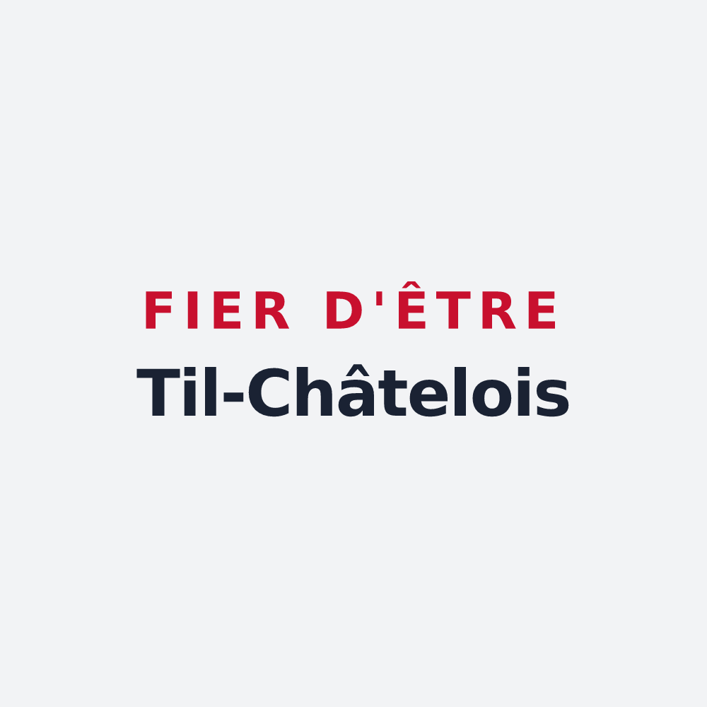 Poster « Fier d'être Til-Châtelois » — design pour Til-Châtel