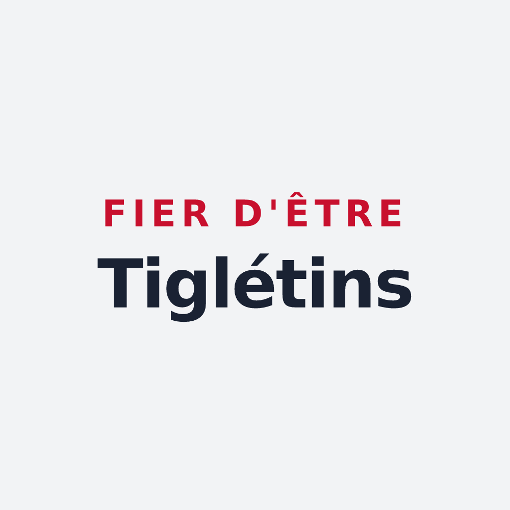 Poster « Fier d'être Tiglétins » — design pour Tillay-le-Péneux