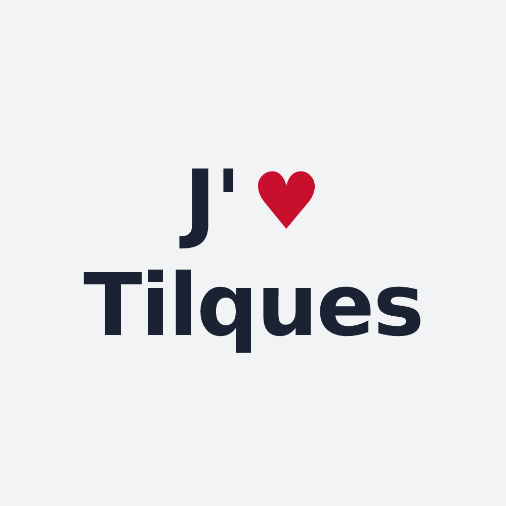 Poster personnalisé Tilques — design J'aime Tilques
