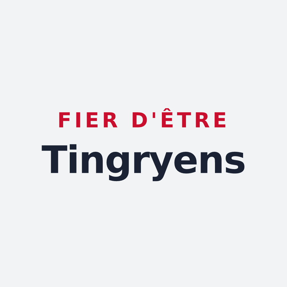 Poster « Fier d'être Tingryens » — design pour Tingry