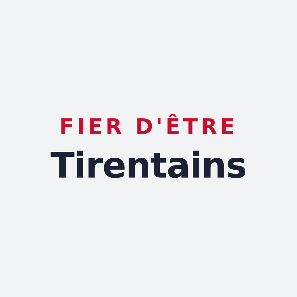 Poster « Fier d'être Tirentains » — design pour Tirent-Pontéjac