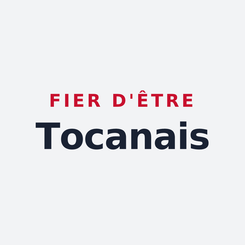 Poster « Fier d'être Tocanais » — design pour Tocane-Saint-Apre