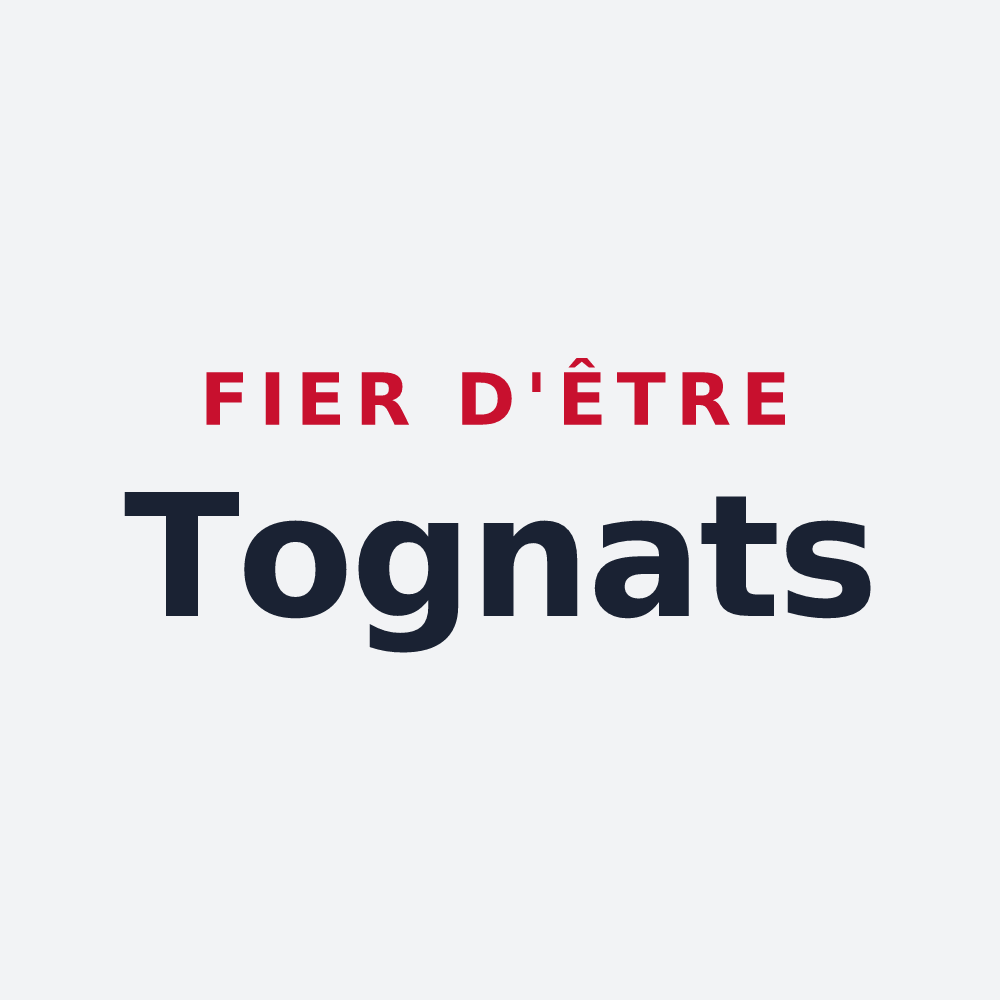 Poster « Fier d'être Tognats » — design pour Togny-aux-Bœufs