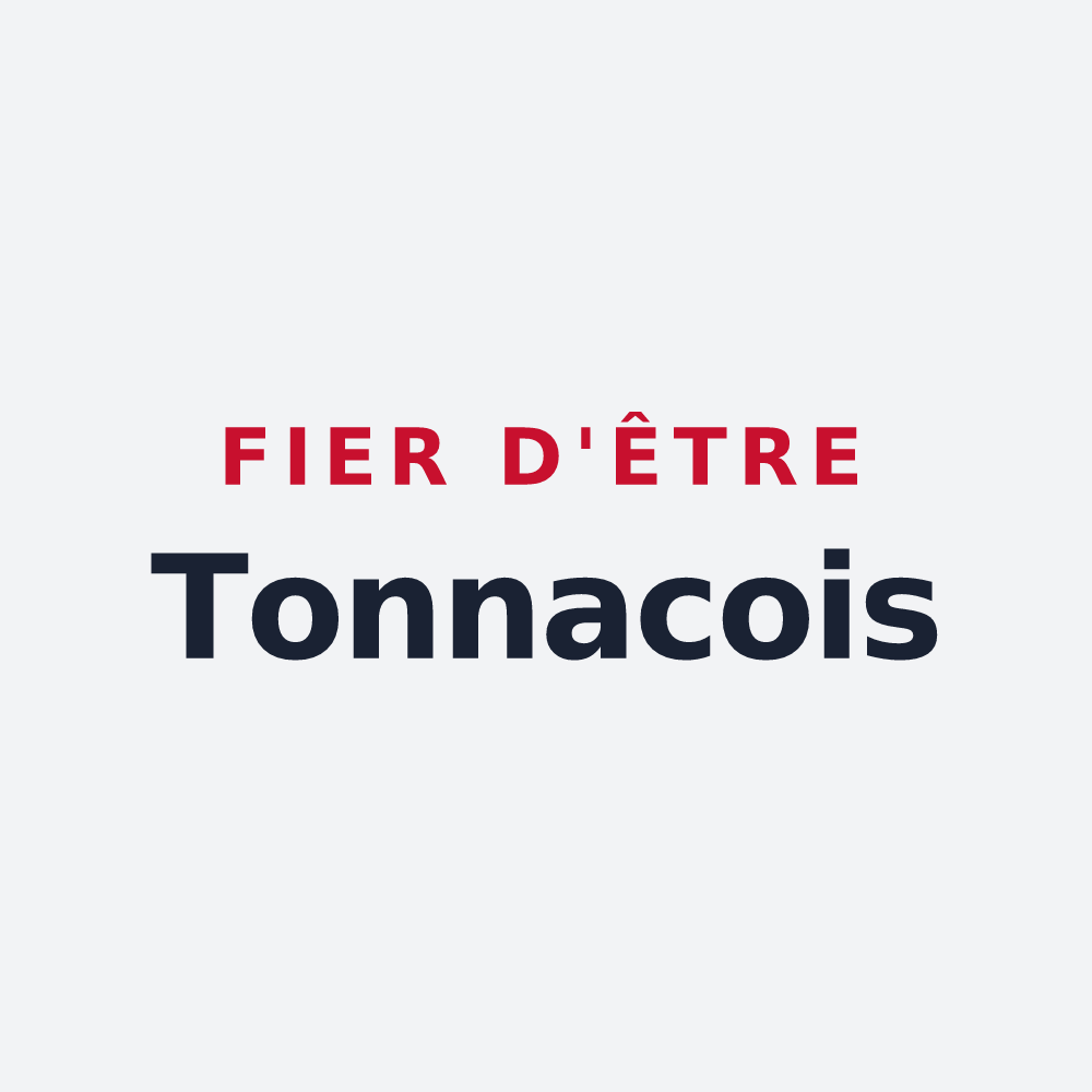 Poster « Fier d'être Tonnacois » — design pour Tonnac