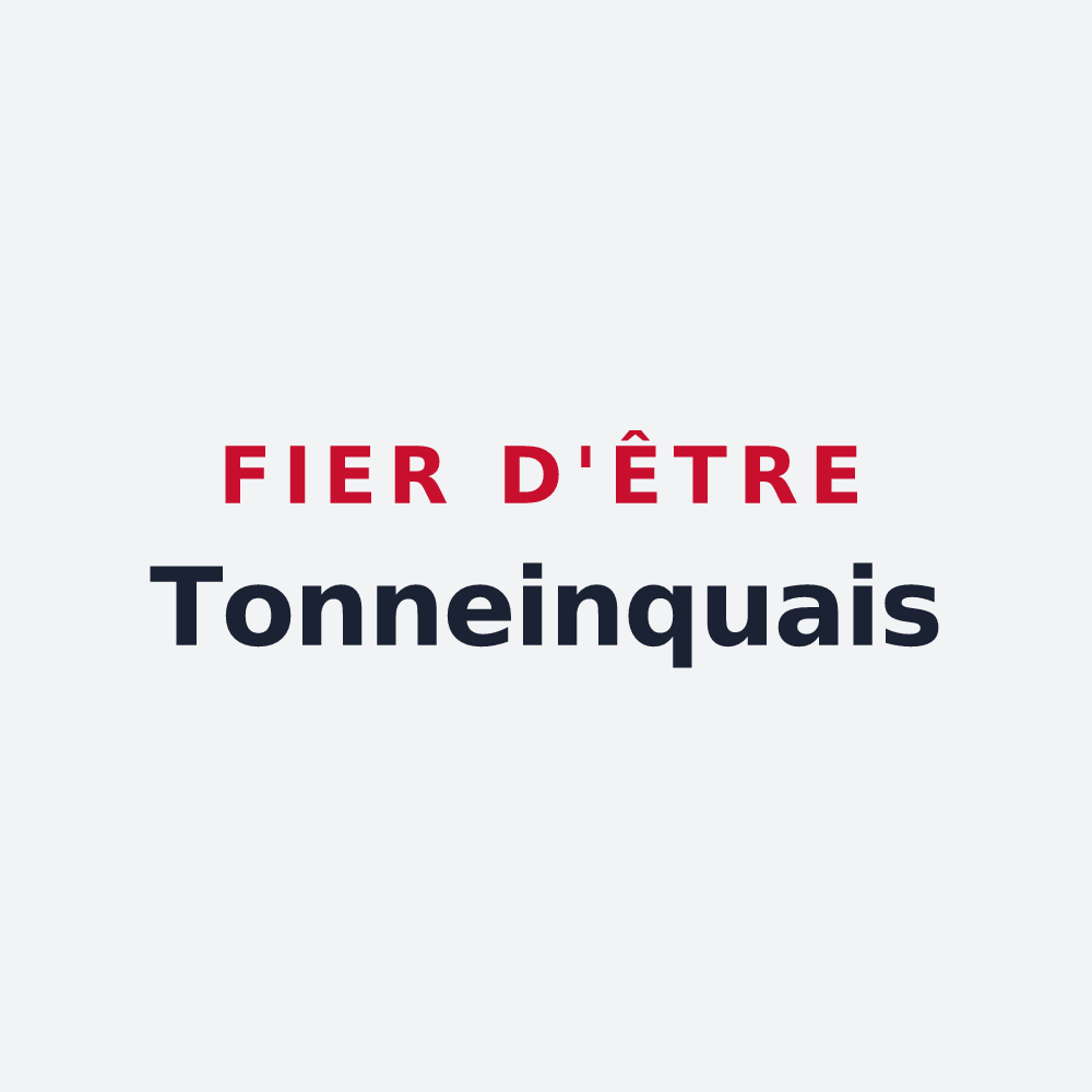 Poster « Fier d'être Tonneinquais » — design pour Tonneins