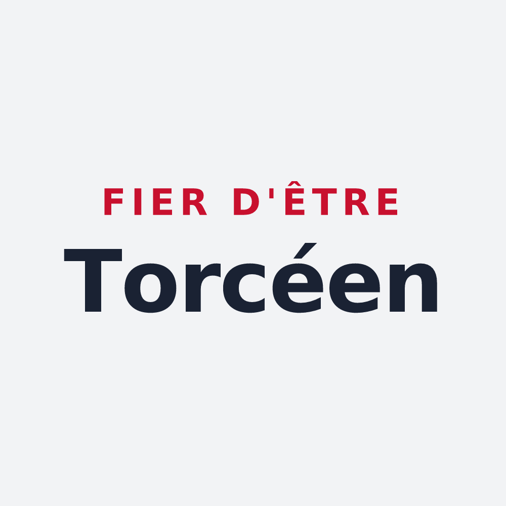Poster « Fier d'être Torcéen » — design pour Torcé-en-Vallée