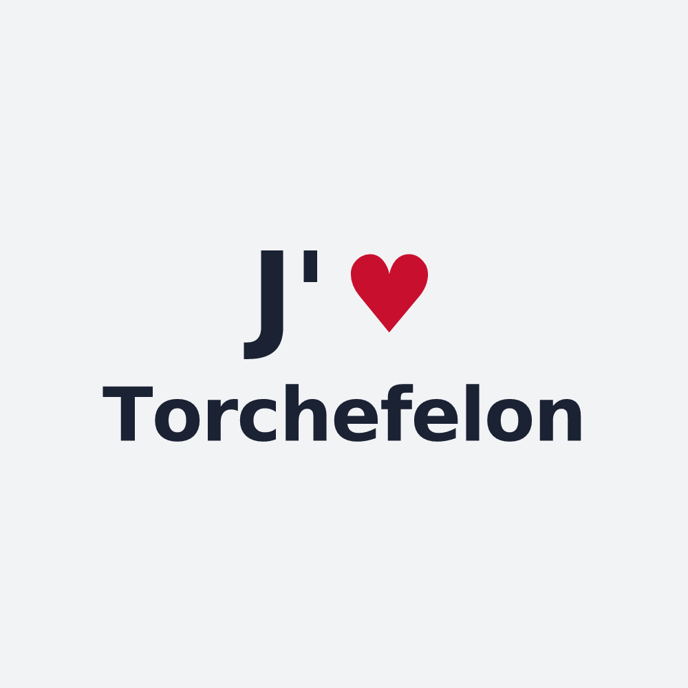 Poster personnalisé Torchefelon — design J'aime Torchefelon