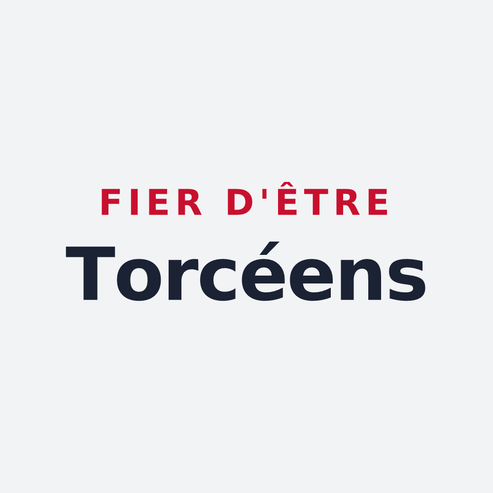 Poster « Fier d'être Torcéens » — design pour Torcy-le-Petit